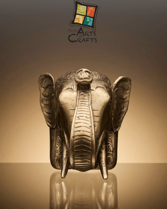 Bronze sitting Elephant