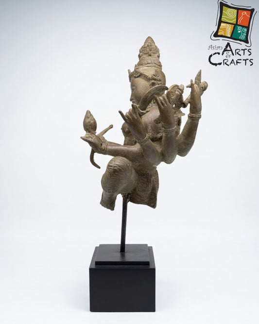 Bronze Parvati Statue on Base