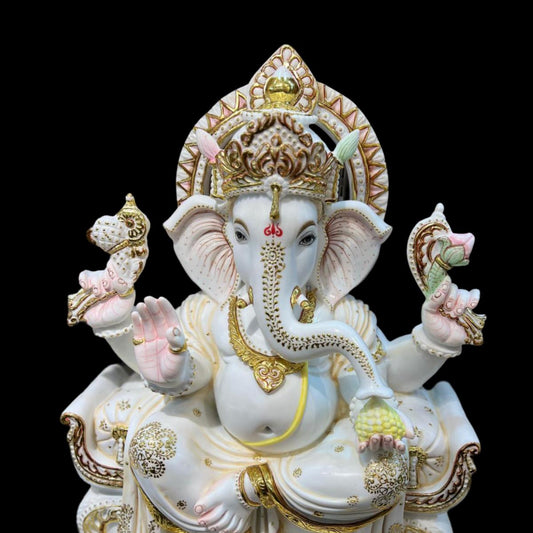 Divine Cultured Marble Deity Collection – Ganesh