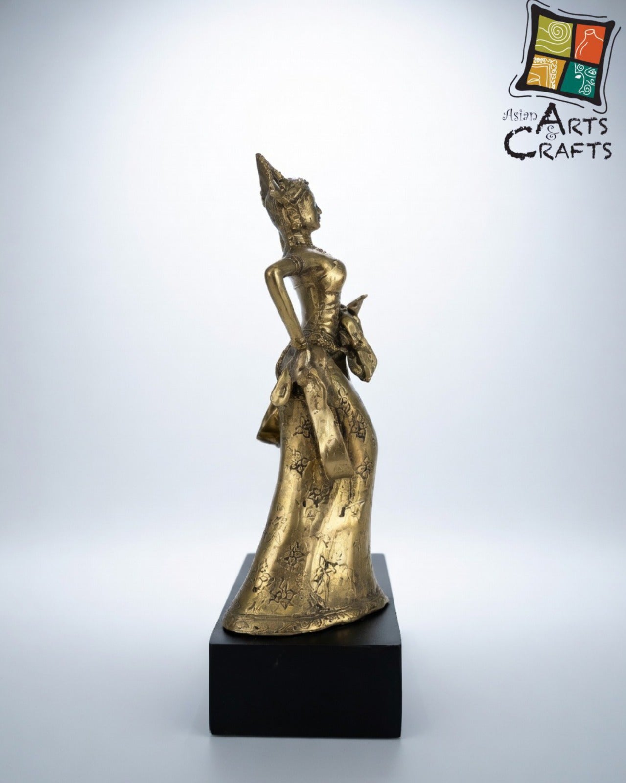 Exquisite Bronze Twin Dancer Sculpture | Traditional Asian Art Decor