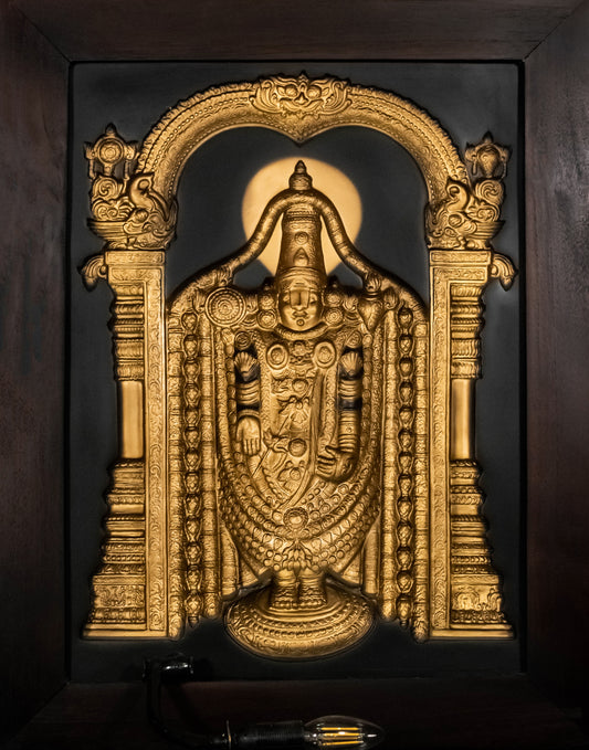 Balaji 3D Photo Frame (Gold)