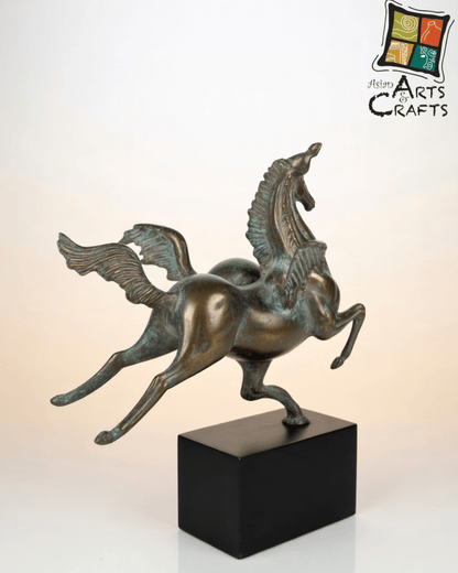 Bronze 2 horses on base