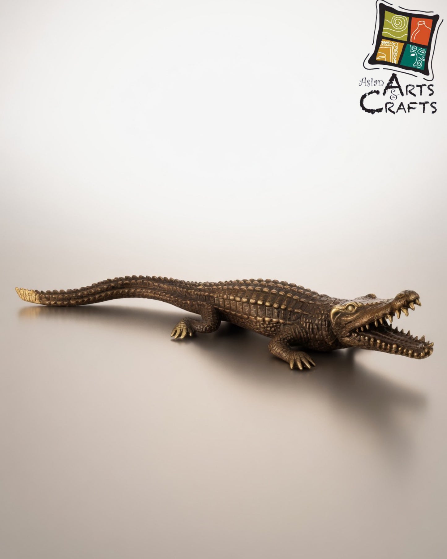 Bronze Brown Golden Alligator