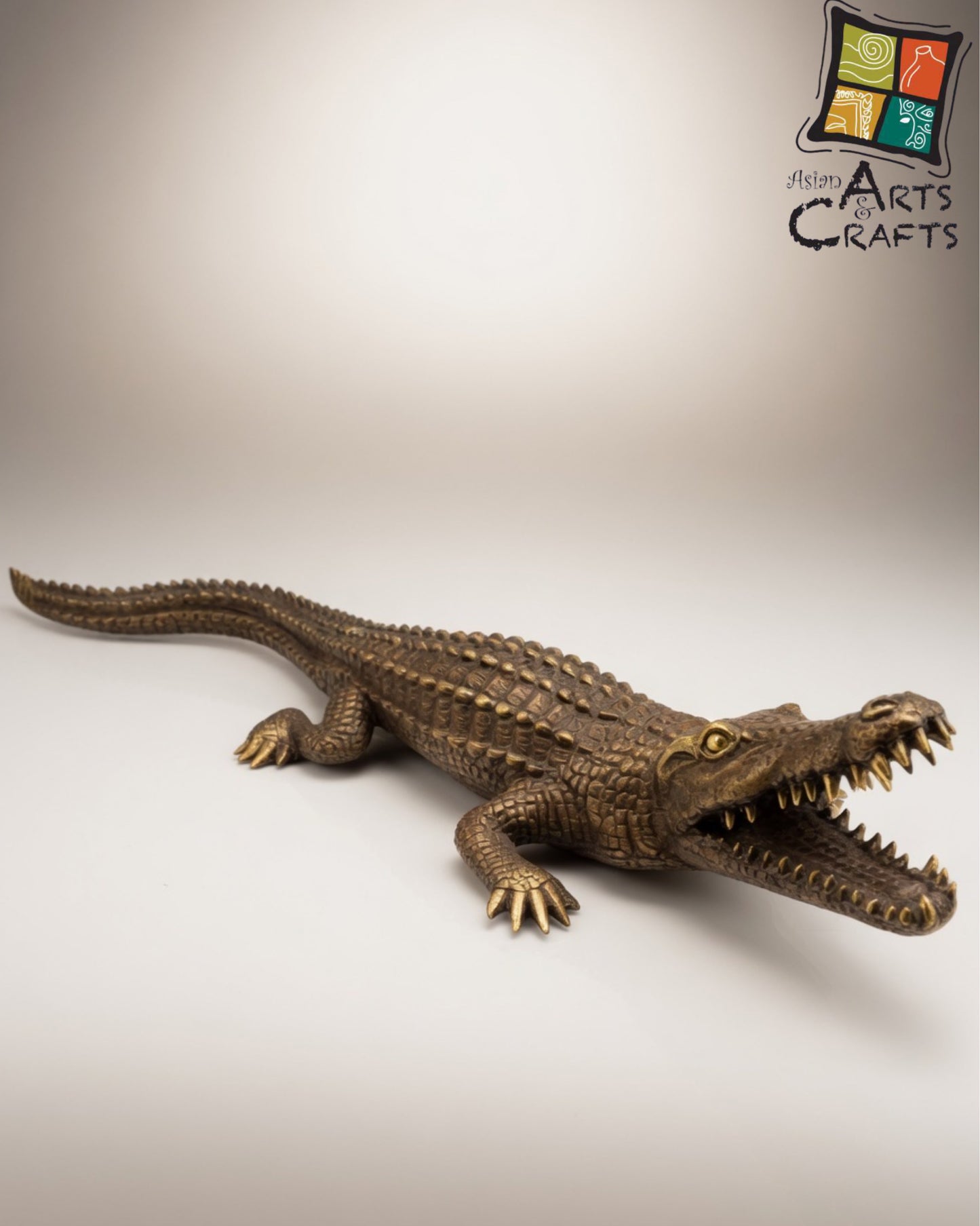 Bronze Brown Golden Alligator