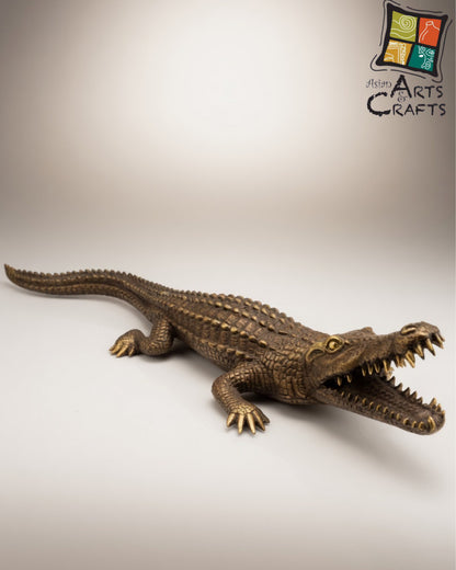 Bronze Brown Golden Alligator
