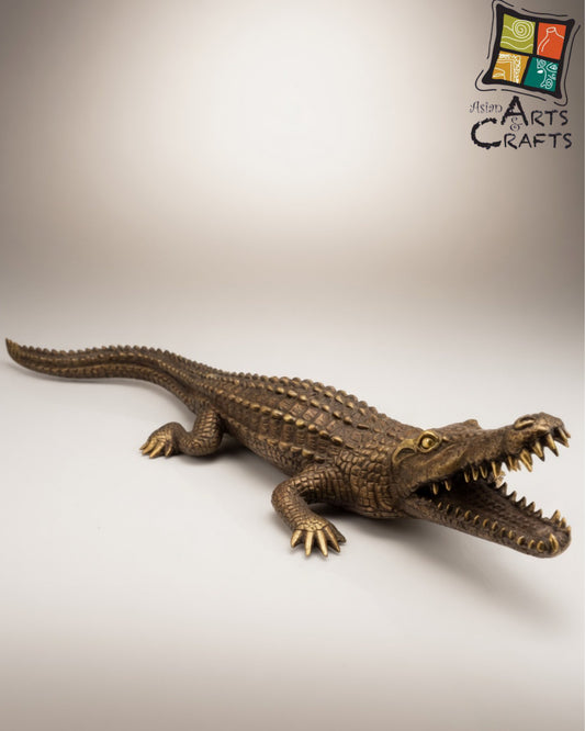 Bronze Brown Golden Alligator