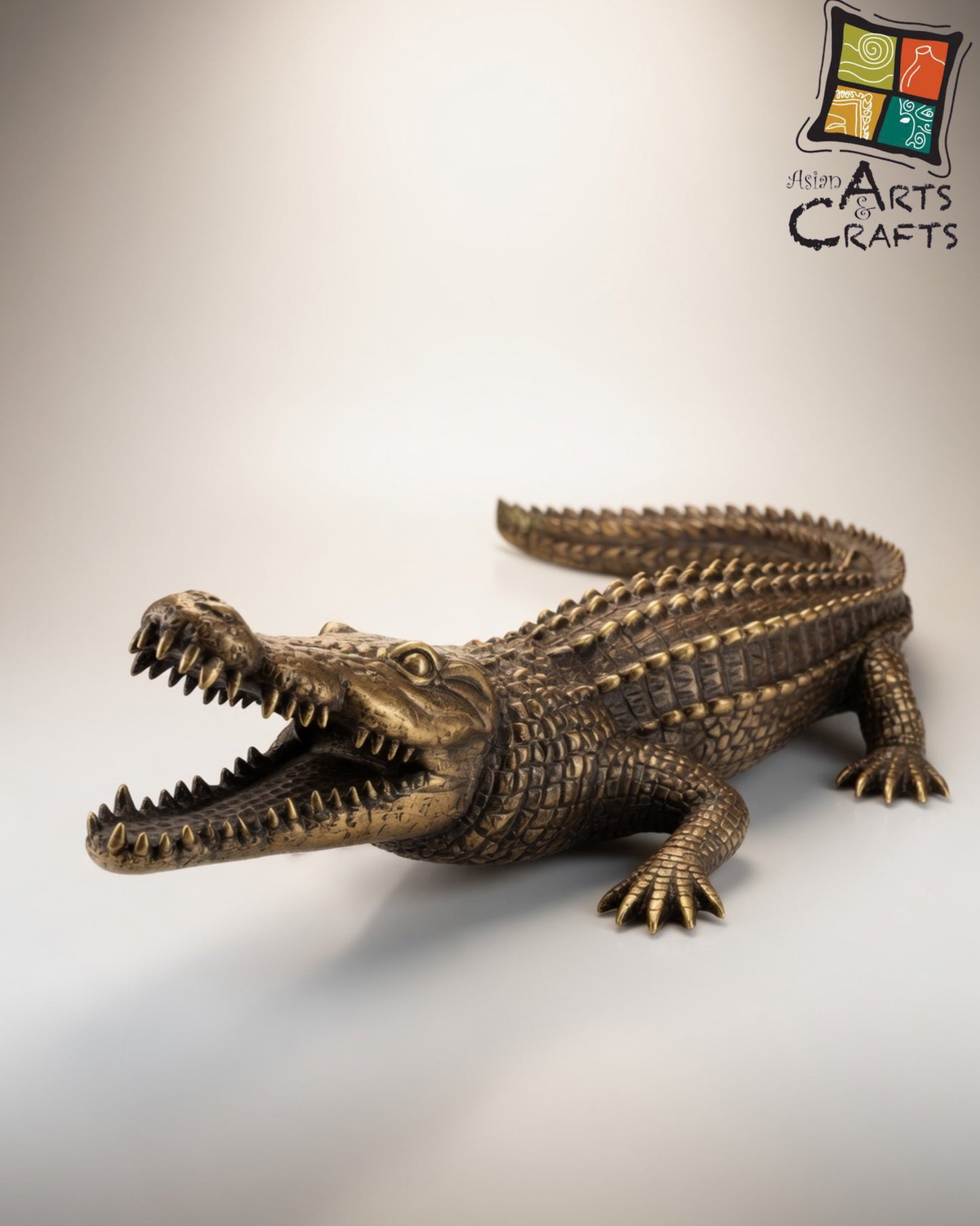 Bronze Brown Golden Alligator