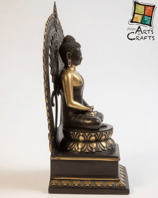 Bronze Buddha on base