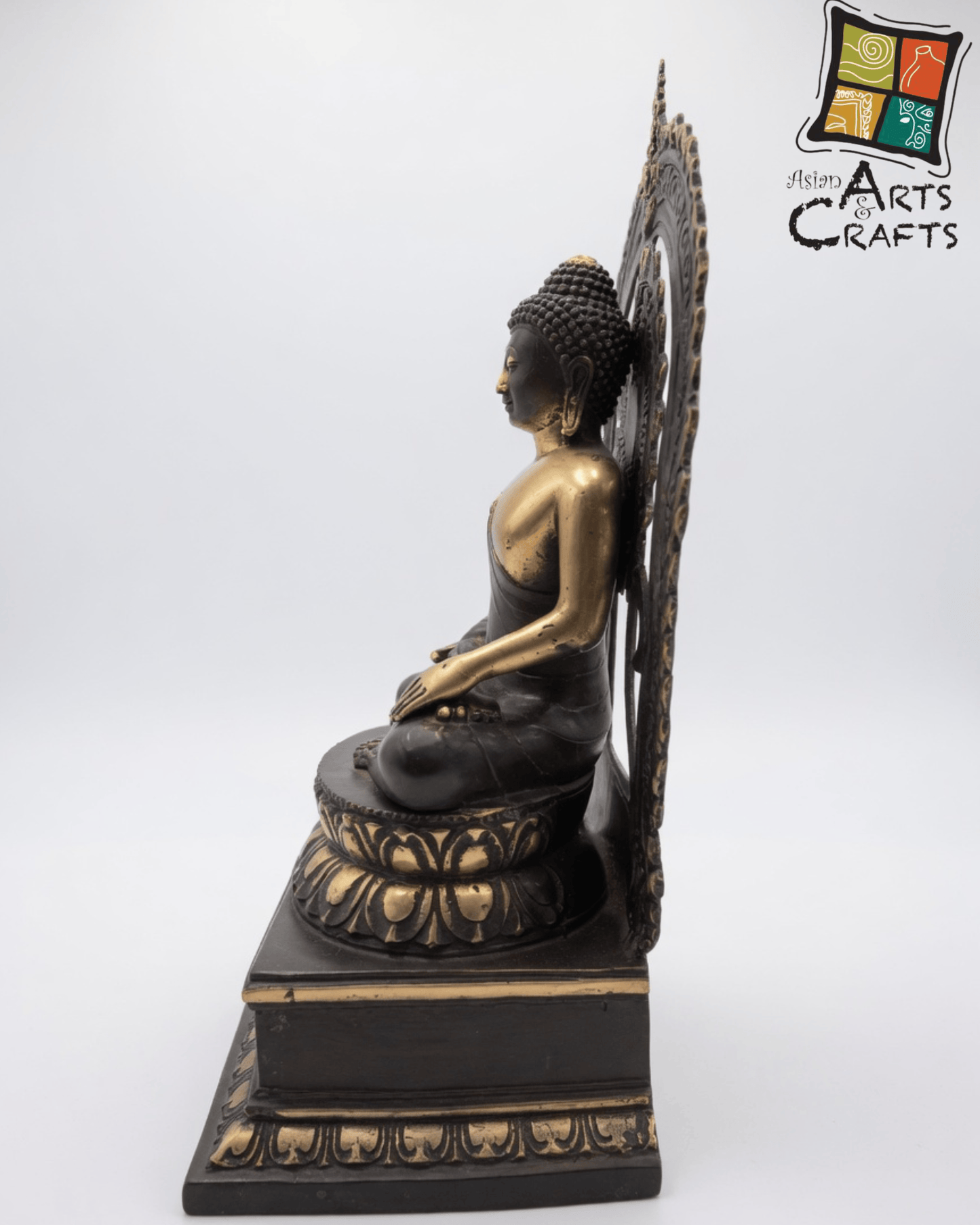 Bronze Buddha on base