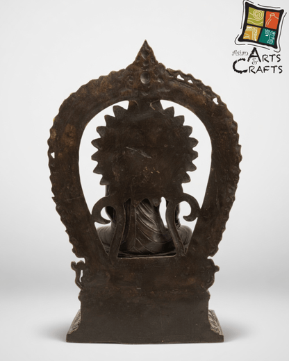 Bronze Buddha on base