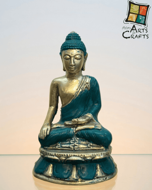 Bronze Golden Green Buddha small