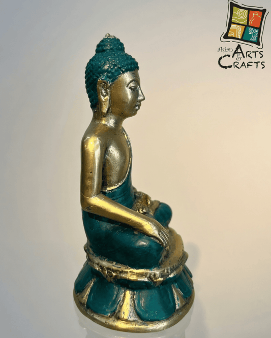 Bronze Golden Green Buddha small
