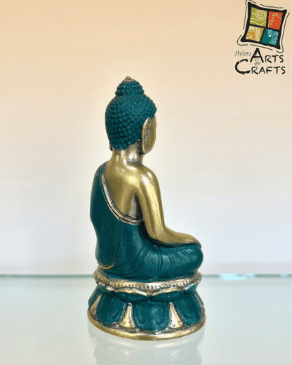 Bronze Golden Green Buddha small