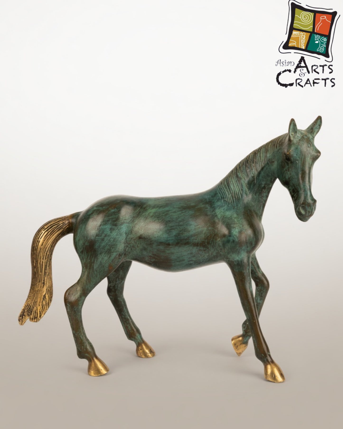 Bronze Horse with Antique finishing