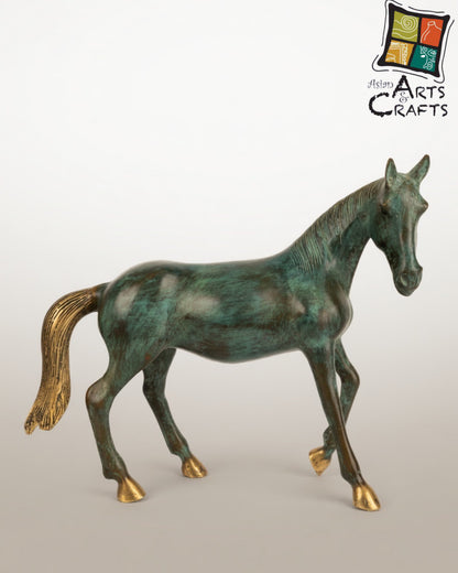 Bronze Horse with Antique finishing