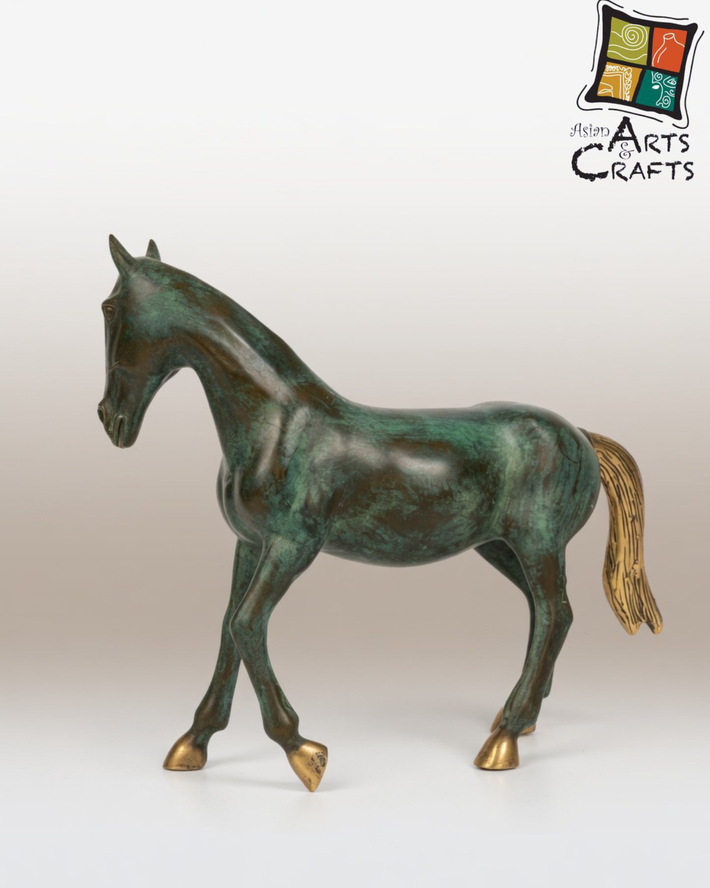 Bronze Horse with Antique finishing