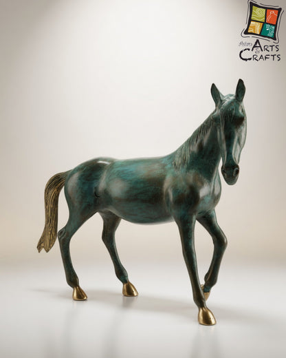 Bronze Horse with Antique finishing