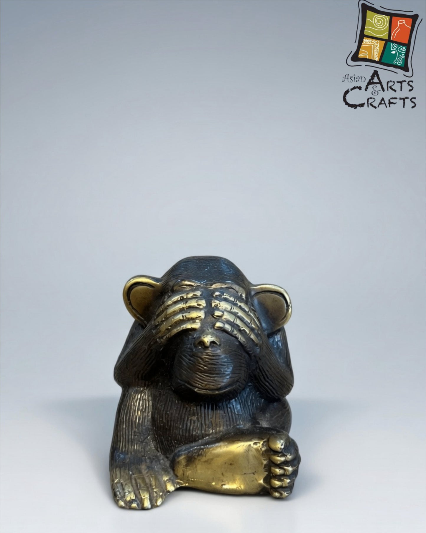 Bronze Monkey Eyes closed