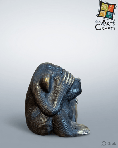 Bronze Monkey Eyes closed
