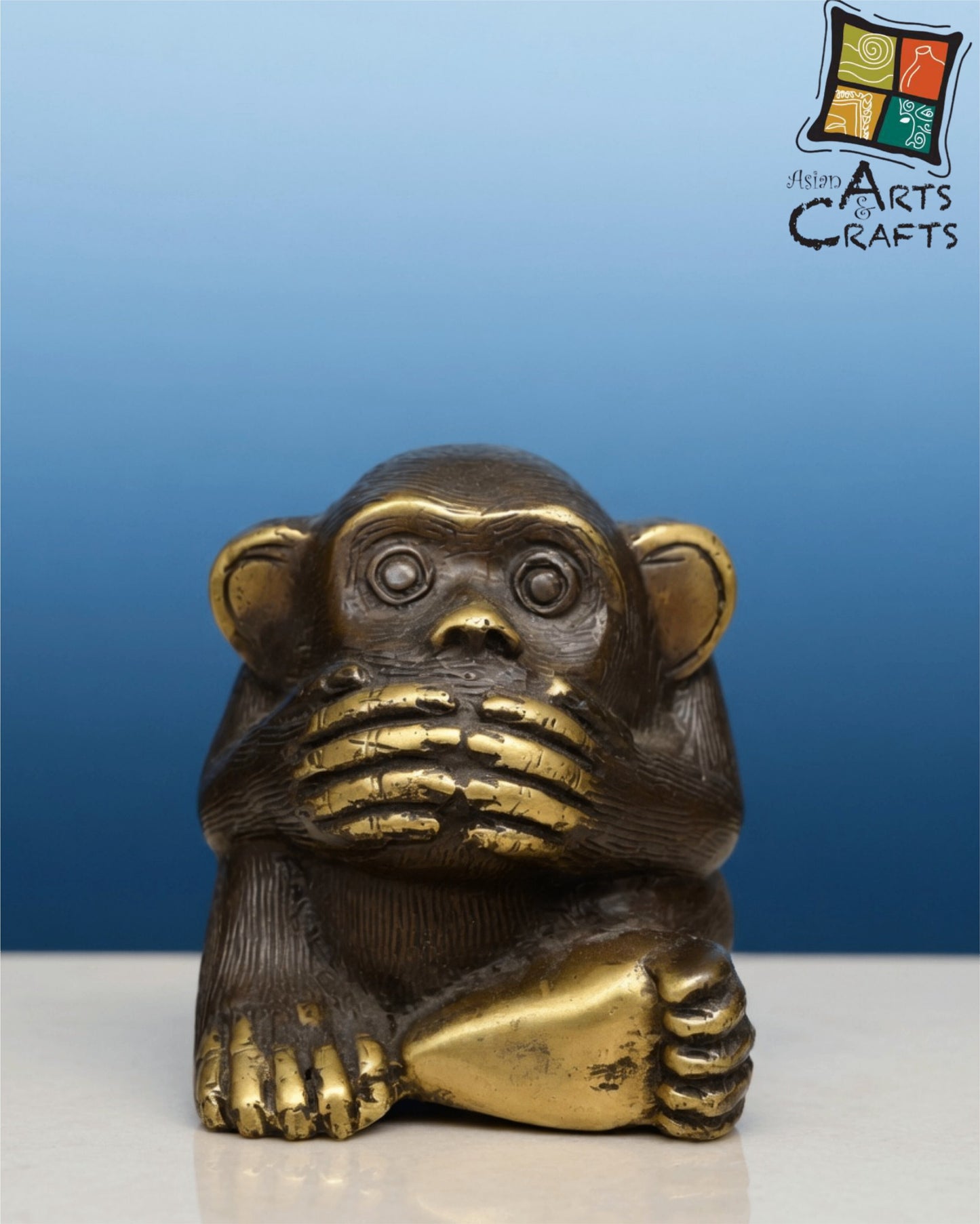 Bronze Monkey mouth closed