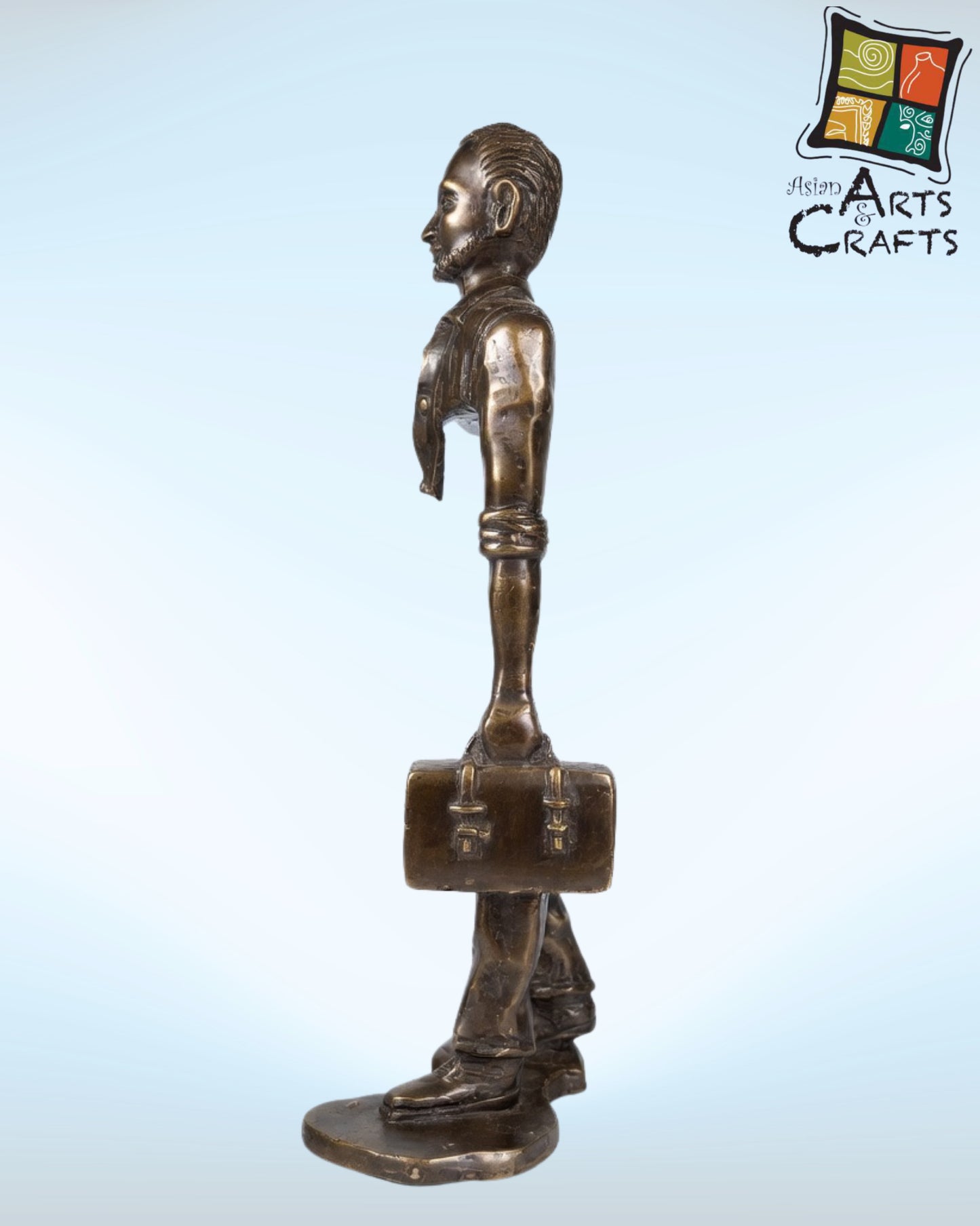 Bronze Surreal walking man