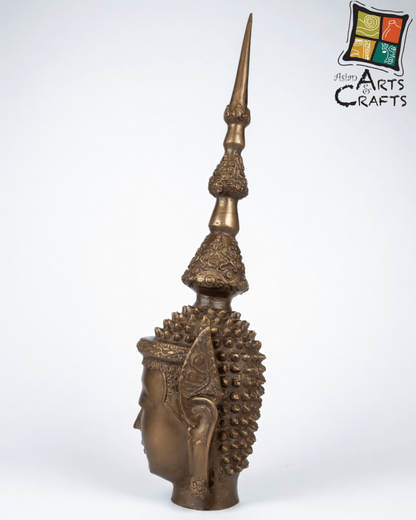 Bronze Buddha head