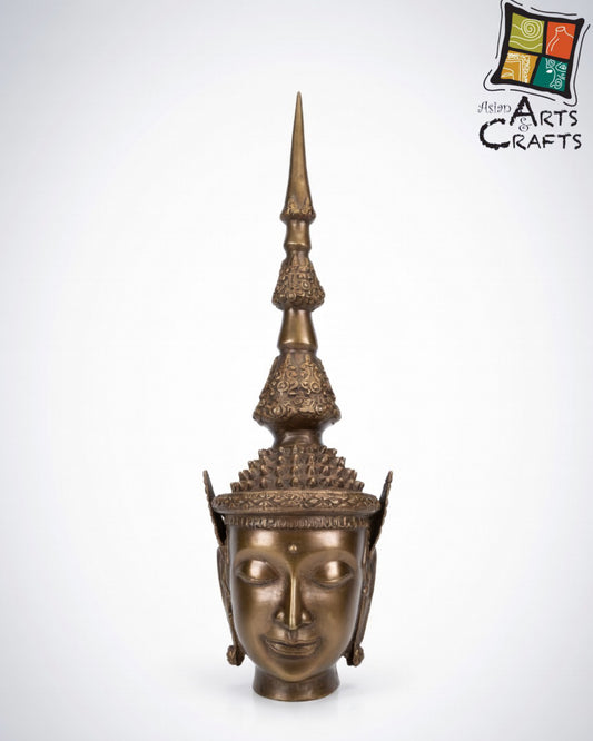 Bronze Buddha head