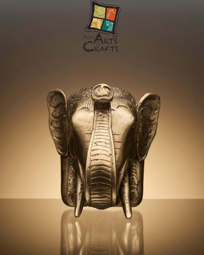 Bronze sitting Elephant