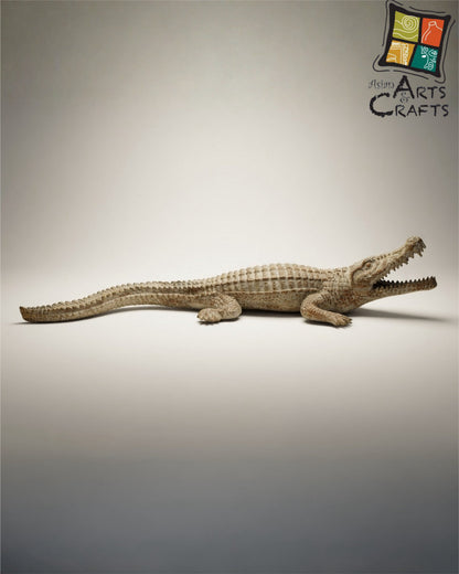 Brown Antique Finishing Alligator