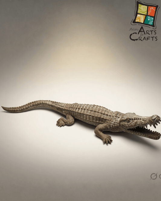 Brown Antique Finishing Alligator