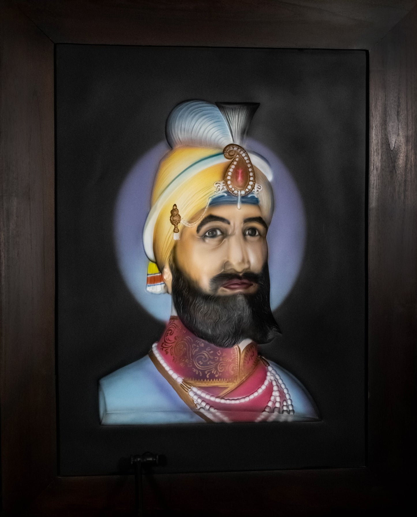 Magnificent Guru Gobind Singh Ji 3D Frame