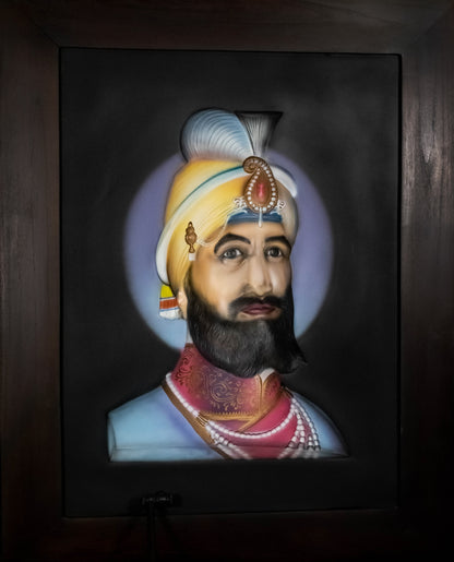 Magnificent Guru Gobind Singh Ji 3D Frame