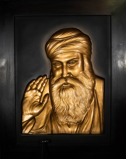 Gurunanak Photo Frame (Gold)