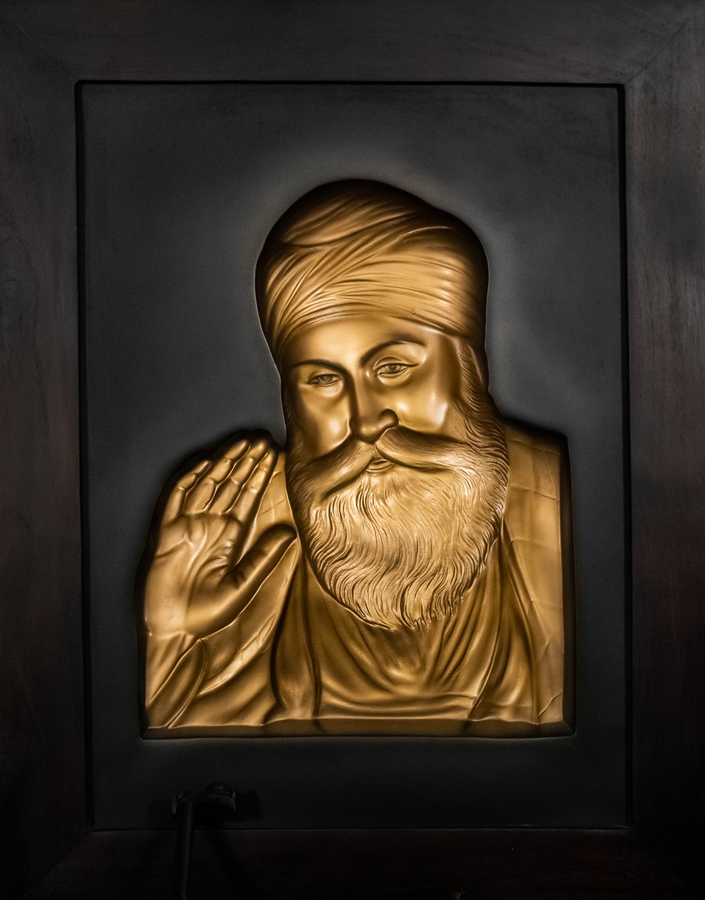 Gurunanak Photo Frame (Gold)