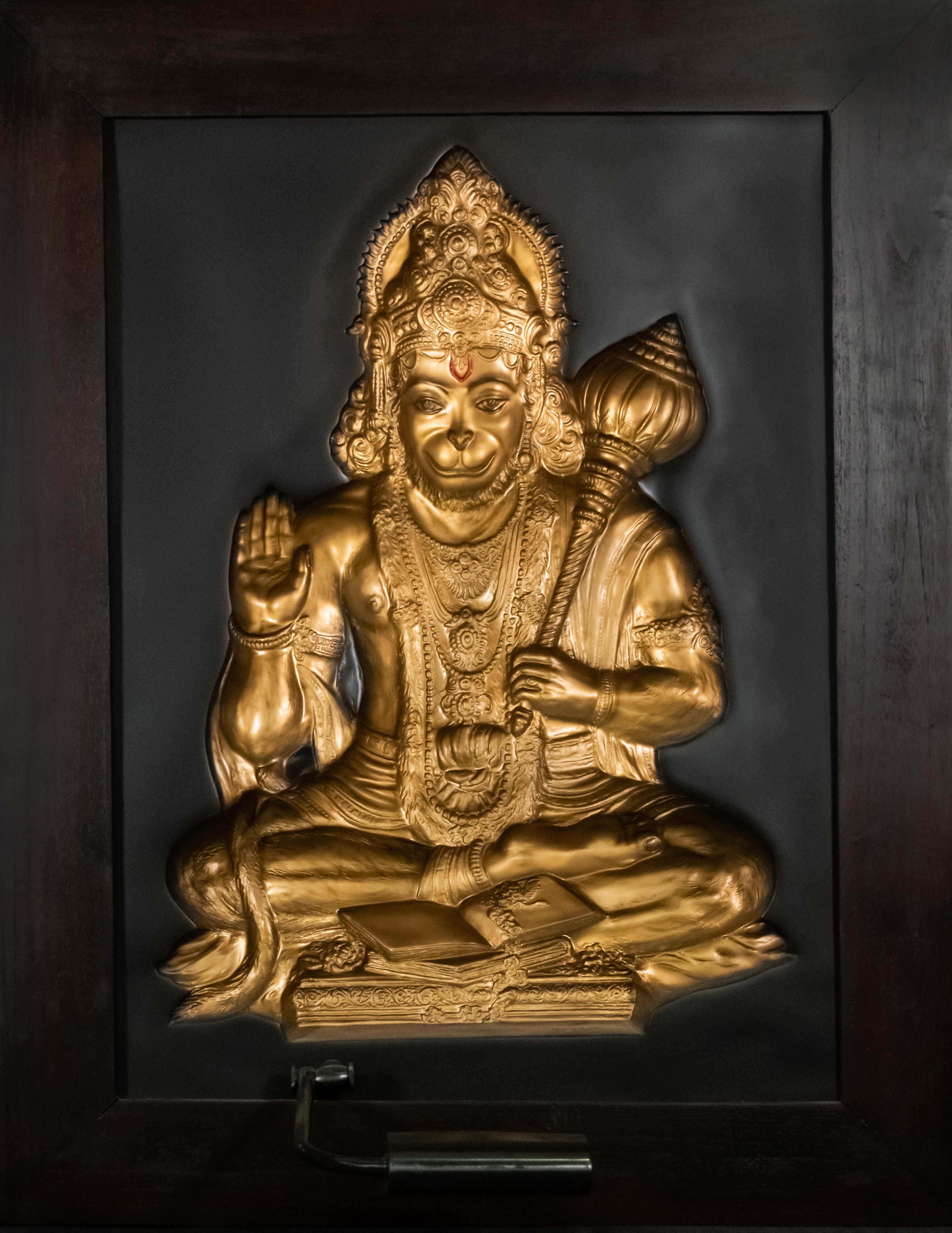 Lord Hanuman 3D Wall Art Frame – Asian Arts N Crafts