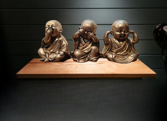 Brass Baby Buddha Set