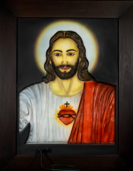 Sacred Heart of Jesus 3D Frame (Multi Color)