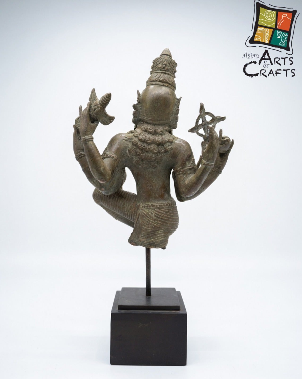 Bronze Parvati Statue on Base
