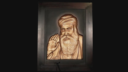 Gurunanak Photo Frame (Gold)