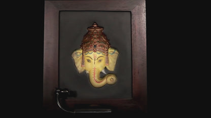 Ganesh Head Photo Frame Colour