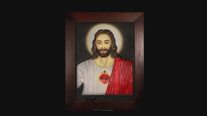 Sacred Heart of Jesus 3D Frame (Multi Color)